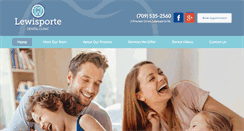 Desktop Screenshot of lewisportedentalclinic.ca